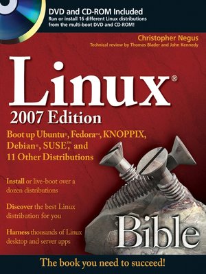 cover image of Linux Bible 2007 Edition